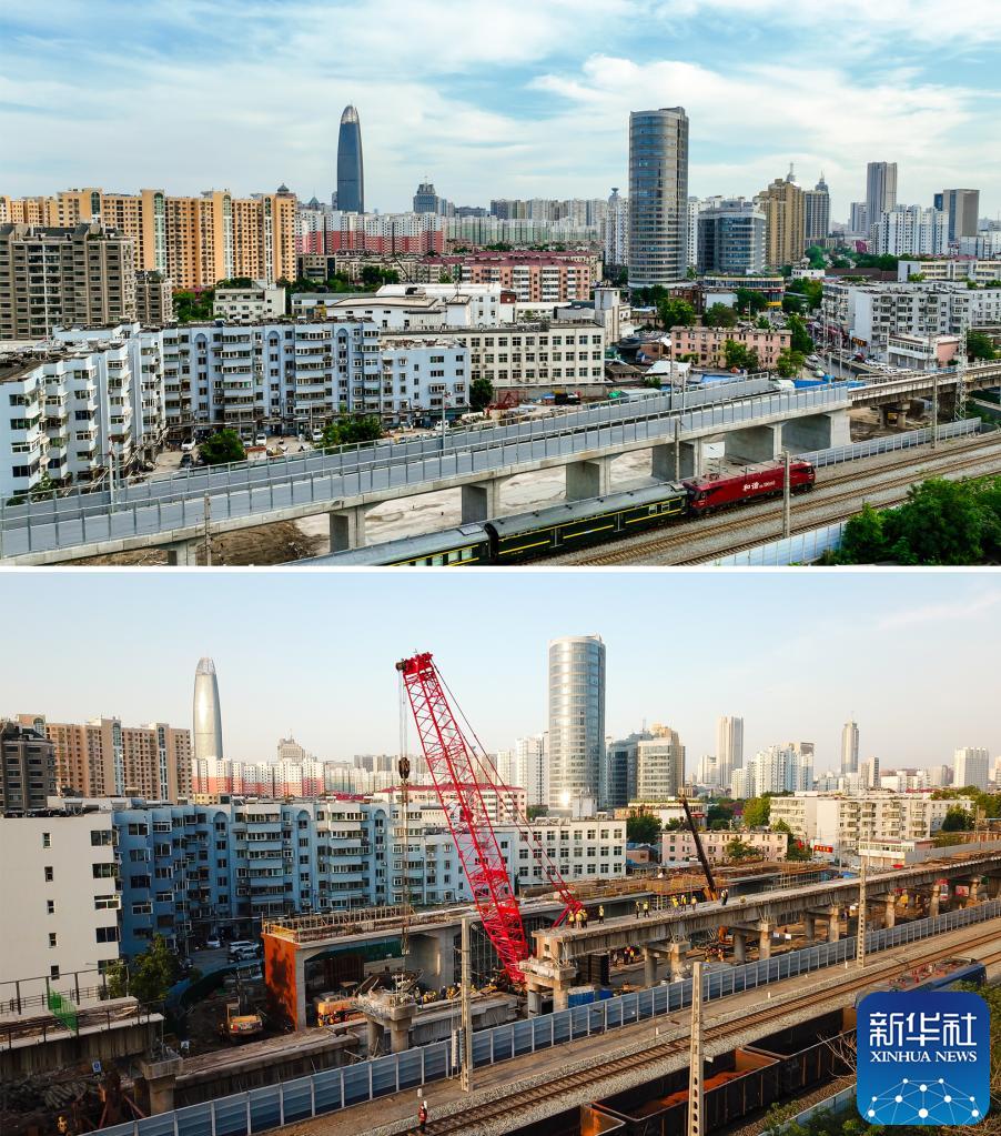 濟鄭高鐵引入濟南樞紐“心臟”工程完成橋梁替換恢復通車
