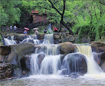 山東濟南：疊泉飛瀑繽紛夏 最是悠然見南山